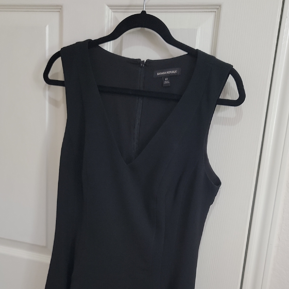Banana Republic Black Midi Dress